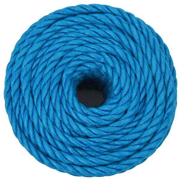 vidaXL Werktouw 16 mm 25 m polypropeen blauw