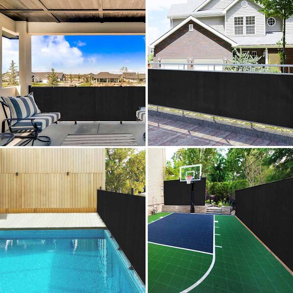 vidaXL Privacynet 75 g/m&sup2; 1,5x10 m HDPE antracietkleurig