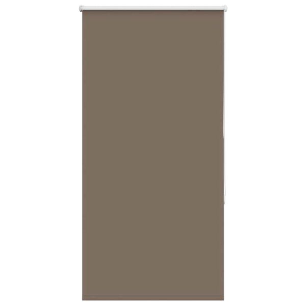 vidaXL Rolgordijn verduisterend koffie 80x130 cm stofbreedte 75,7 cm