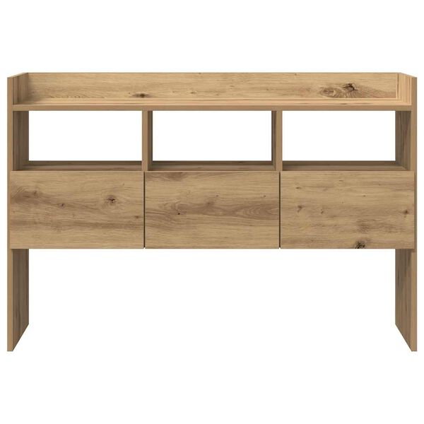 vidaXL Dressoir 105x30x70 cm bewerkt hout artisanaal eikenkleurig
