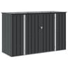 vidaXL Tuinopslagdoos Zwart 214 x 82 x 132 cm Staal