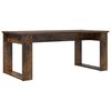 vidaXL Koffietafel Set 2 pcs Gerookt eiken Bewerkt hout