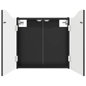 vidaXL Dartbord Kabinet Zwart 56 x 12 x 63 cm Bewerkt hout