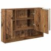 vidaXL Badkamermeubelset 3 pcs Oud Hout Geperst Hout en Metaal