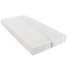 vidaXL Bed met matras stof donkergrijs 180x200 cm