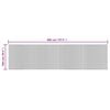 vidaXL Vloerkleed rechthoekig 100x400 cm bamboe bruin