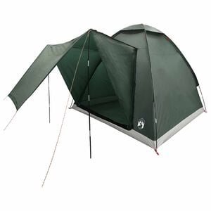 vidaXL Kamperen tent 2-persoons Legergroen Polyester en staal