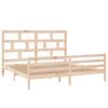 vidaXL Bedframe massief grenenhout 200x200 cm