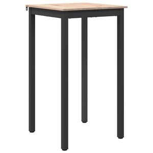 vidaXL Bartafel Naturel 60 x 60 x 105 cm Massief grenenhout