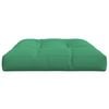 vidaXL Palletkussen 120x80x12 cm stof groen