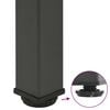 vidaXL Console tafelpoten 4 st 72-74 cm staal antraciet