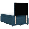 vidaXL Boxspring met matras fluweel blauw 120x190 cm
