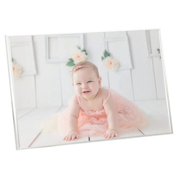 vidaXL Fotolijsten 3 st voor tafel 21x29,7cm MDF zilverkleurig