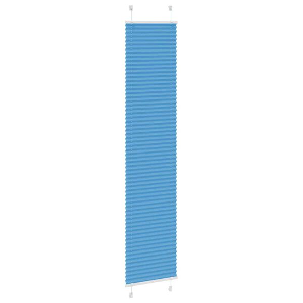 vidaXL Pliss&eacute; rolgordijn 40x200 cm stofbreedte 39,4 cm polyester blauw