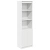vidaXL Highboard 50x35x180 cm spaanplaat wit