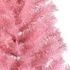 vidaXL Kunstmatig Voorverlicht Kerstboom met 150 LED Roze 120 cm PVC
