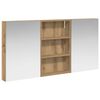 vidaXL Badkamerkastenset 3 st Artisanaal eiken 120 x 10,5 x 60,5 cm