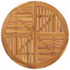 vidaXL Tuintafel Ø 85 cm massief acaciahout