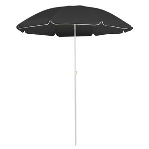 vidaXL Parasol met stalen paal 180 cm antracietkleurig