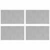 vidaXL Trap Tread 4 st 50 x 30 cm Zilver Aluminium Rechthoekig