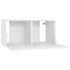 vidaXL Tv-hangmeubelen 2 st 60x30x30 cm wit