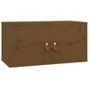 vidaXL Wandkast 60x30x30 cm massief grenenhout honingbruin