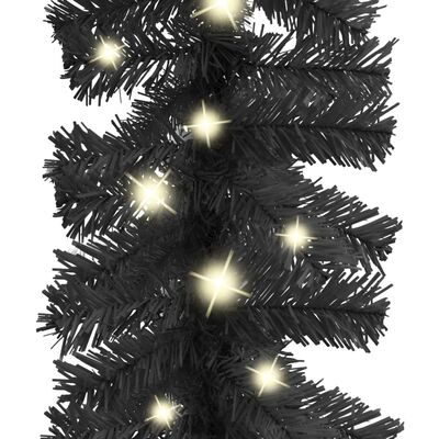 vidaXL Kerstslinger met LED-lampjes 20 m zwart