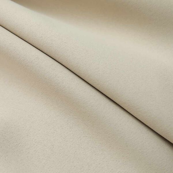 vidaXL Gordijnen verduisterend met haken 2 st 140x225 cm beige