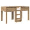 vidaXL Bunk Bed voor Kinderen Artisan Eiken 90 x 200 cm Bewerkt hout