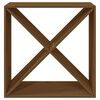 vidaXL Wijnkast 62x25x62 cm massief grenenhout honingbruin