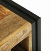 vidaXL Wijnrek Bruin en zwart 35 x 35 x 39 cm Massief Mango Hout