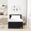 vidaXL Boxspringbed met matras Zwart 200 x 90 cm Polyester