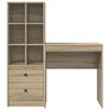 vidaXL Bureau met lade 2 pcs Sonoma Eiken