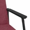 vidaXL Fauteuil Wijnrood 59 x 75 x 78 cm Stof