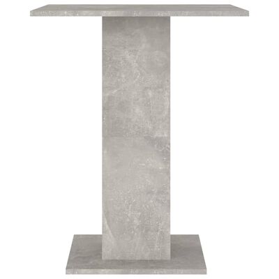 vidaXL Bistrotafel 60x60x75 cm spaanplaat betongrijs