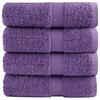 vidaXL Gastendoekjes SOLUND 4 st 600 g/m&sup2; 30x50 cm paars