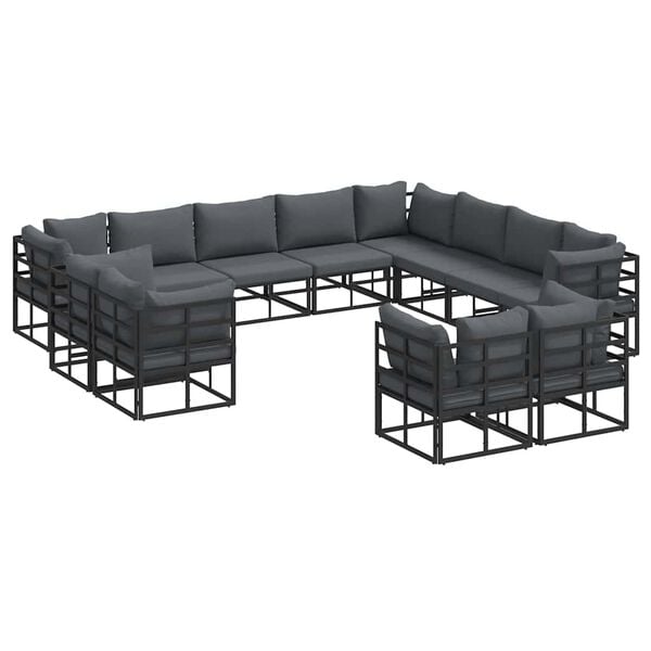 vidaXL Tuin Sofa Set met kussen 12 pcs