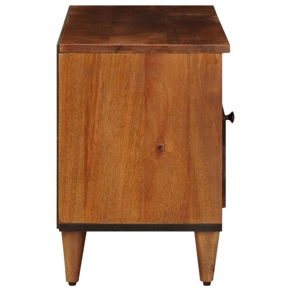 vidaXL TV-kast Walnotenhout 100 x 33 x 46 cm Massief Mango Hout