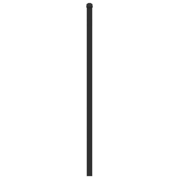 vidaXL Hoofdbord 160 cm bewerkt hout en staal gerookt eikenkleurig