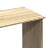 vidaXL Bureau 80x40x75 cm bewerkt hout sonoma eikenkleurig