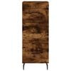 vidaXL Dressoir 34,5x34x90 cm bewerkt hout gerookt eiken