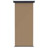 vidaXL Zijscherm Balkon 100 x 250 cm 100% polyester ijzer staal Taupe