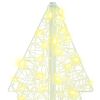 vidaXL Kerstboom met 160 LED Warmwit 150 cm Acryl