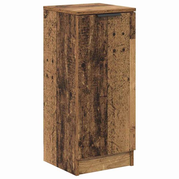 vidaXL Dressoir Oudhout 30 x 30 x 70 cm Bewerkt hout