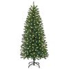 vidaXL Kunstkerstboom met 150 LED met standaard Groen 120 cm PE en PVC