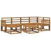 vidaXL Buiten bankenset 7 pcs Naturel Massief Acaciahout