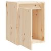 vidaXL Wandkast 30x30x40 cm massief grenenhout