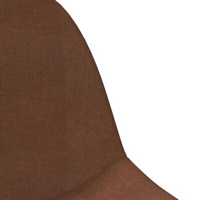vidaXL Kantoorstoel draaibaar stof bruin