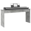 vidaXL Keyboardstand Beton Grijs 130 x 32 x 64 cm Bewerkt hout
