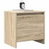 vidaXL Nachtkastjes 2 st 45x34x44,5 cm bewerkt hout sonoma eikenkleur
